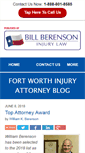 Mobile Screenshot of fortworthinjuryattorneyblog.com